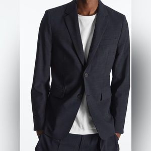 COS Melange Wool Blazer Slim Fit Size 38R
